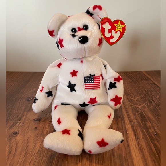 3 FOR $25: Authentic TY Beanie Babies Glory the Bear, 1997. NWT - Picture 1 of 4